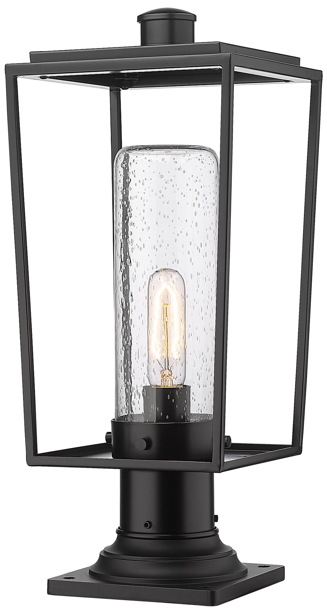 Z-Lite Sheridan 19 1/2" High Black Outdoor Pier Light