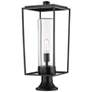 1_Z-Lite Sheridan 24 1/2" High Black Outdoor Pier Mount Light