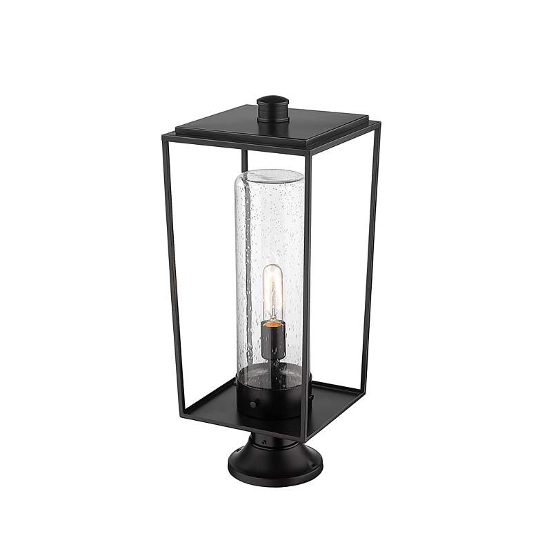 Image 4 Z-Lite Sheridan 24 1/2" High Black Outdoor Pier Mount Light more views