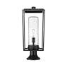 5_Z-Lite Sheridan 24 1/2" High Black Outdoor Pier Mount Light more views