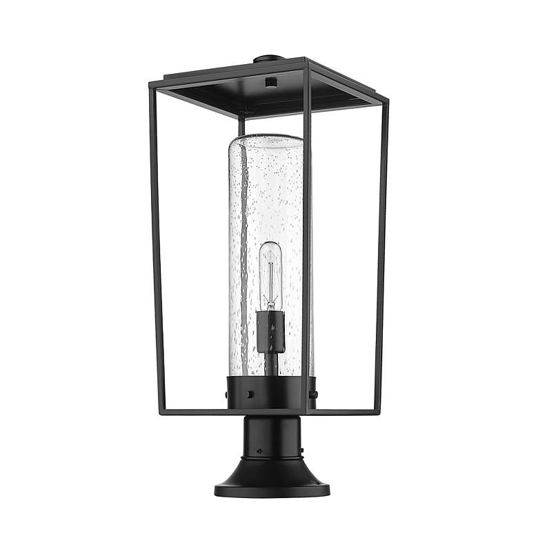 Image 7 Z-Lite Sheridan 24 1/2" High Black Outdoor Pier Mount Light more views