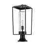 7_Z-Lite Sheridan 24 1/2" High Black Outdoor Pier Mount Light more views