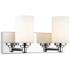 Z-Lite Soledad 16 1/4" Wide Modern Chrome 2-Light Bath Vanity Fixture