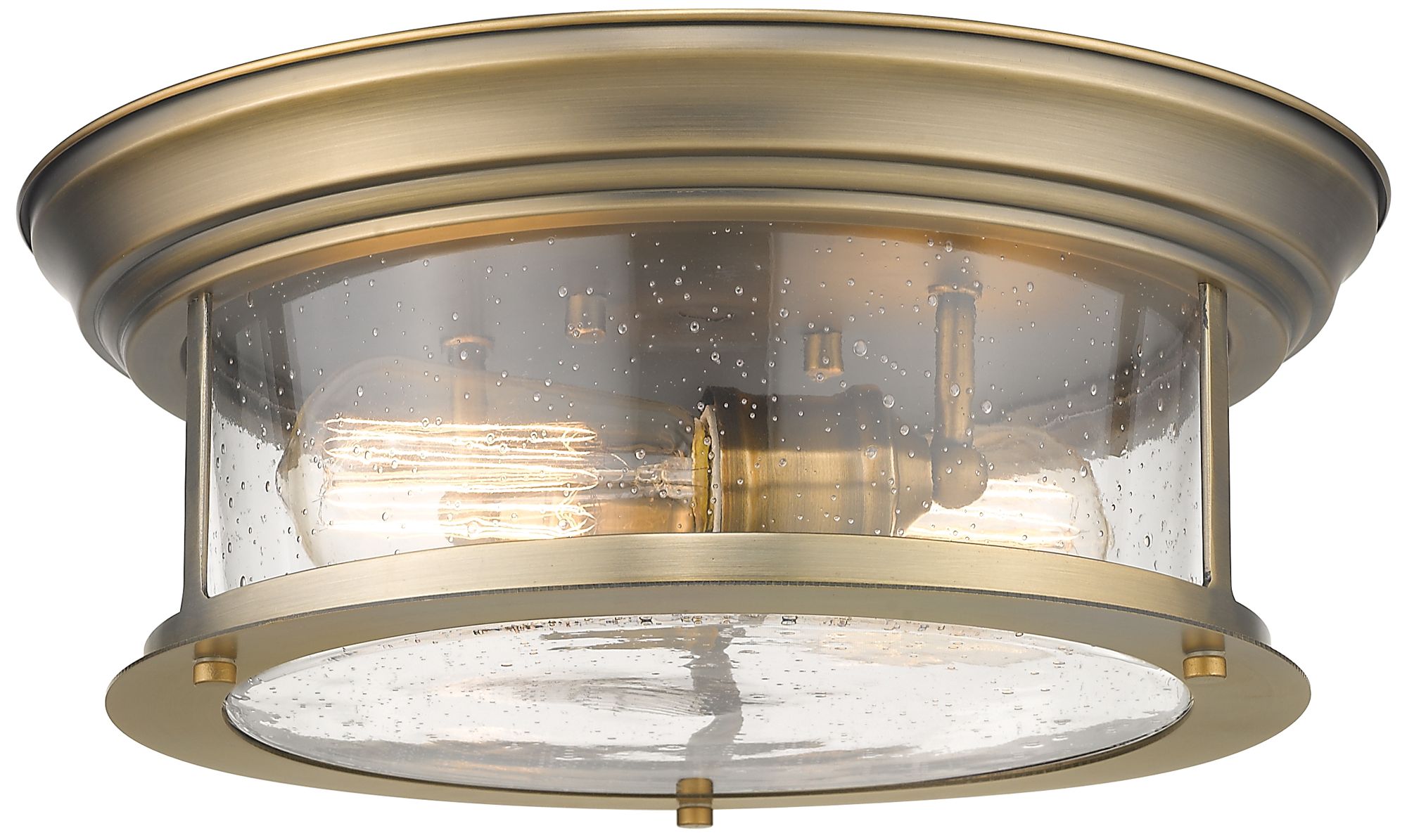 Z-Lite Sonna 13 1/2" Wide Heritage Brass Ceiling Light