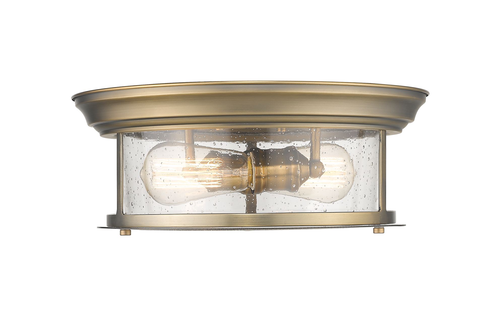 Image 5 Z-Lite Sonna 13 1/2" Wide Heritage Brass Ceiling Light more views