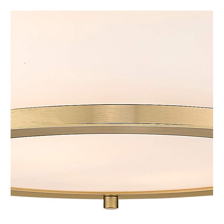 Image 4 Z-Lite Sonna 13 1/2" Wide Heritage Brass Cylinder Ceiling Light more views