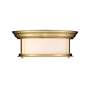 5_Z-Lite Sonna 13 1/2" Wide Heritage Brass Cylinder Ceiling Light more views