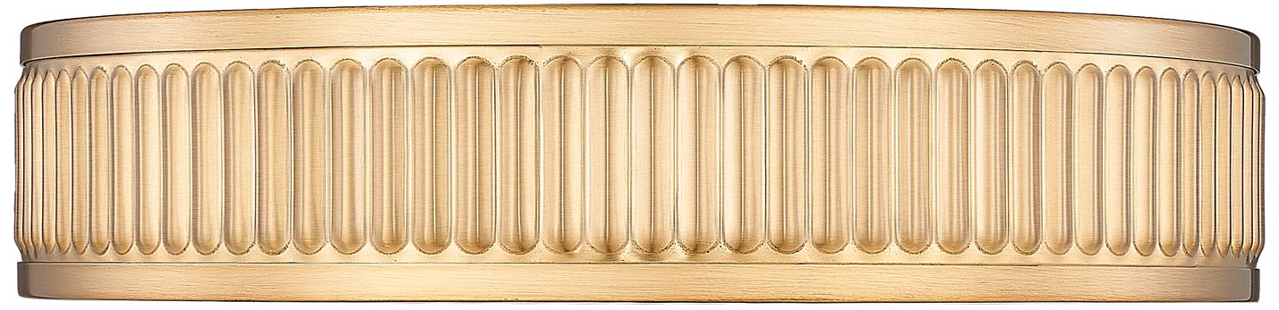 Image 4 Z-Lite Stari 12 3/4" Wide Modern Gold LED Ceiling Light more views