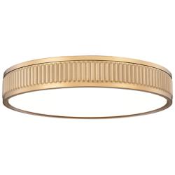 Z-Lite Stari 16 3/4" Wide Modern Gold LED Ceiling Light