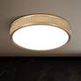 1_Z-Lite Stari 16 3/4" Wide Modern Gold LED Ceiling Light
