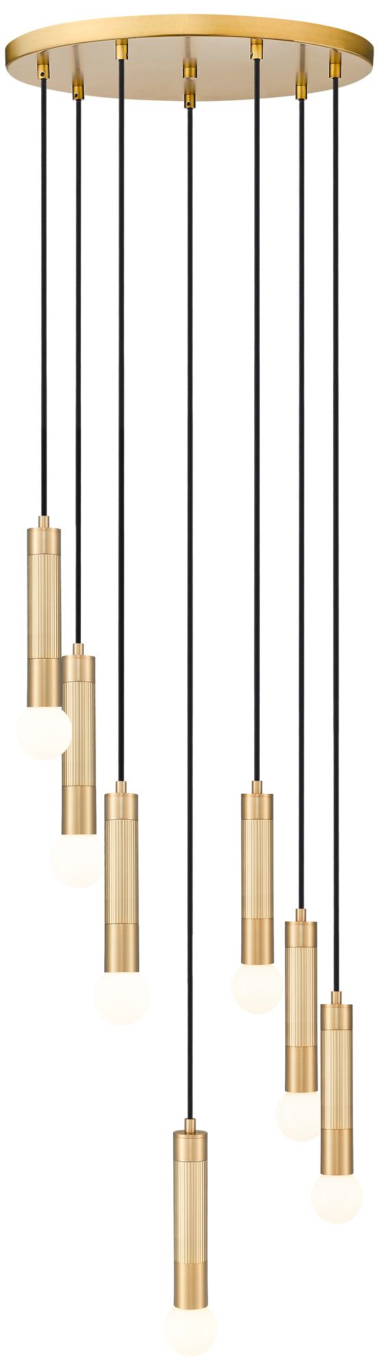 Z-Lite Stari 18" Wide Modern Gold Multi-Light Pendant