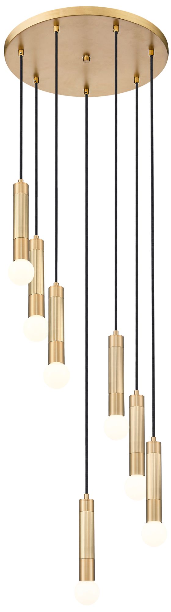 Image 4 Z-Lite Stari 18" Wide Modern Gold Multi-Light Pendant more views