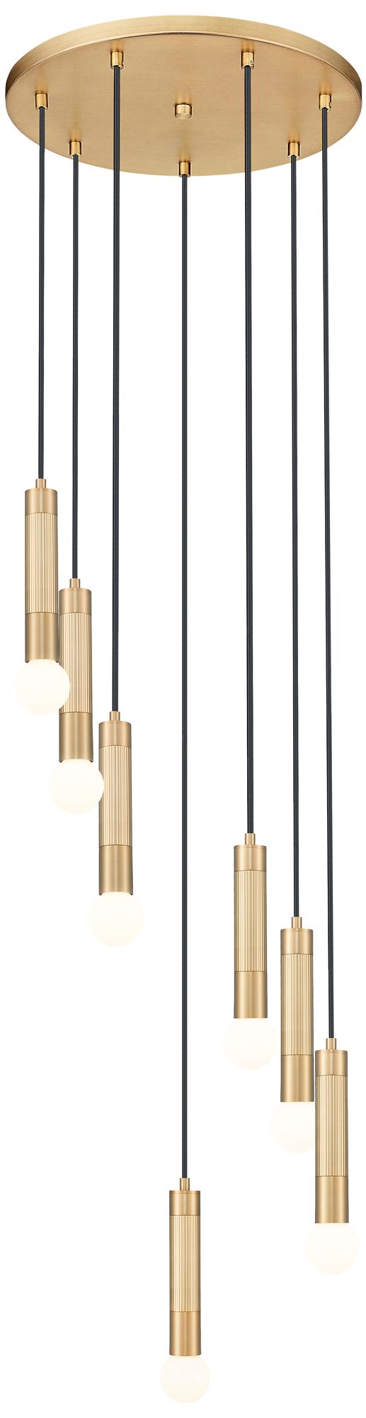 Image 5 Z-Lite Stari 18" Wide Modern Gold Multi-Light Pendant more views
