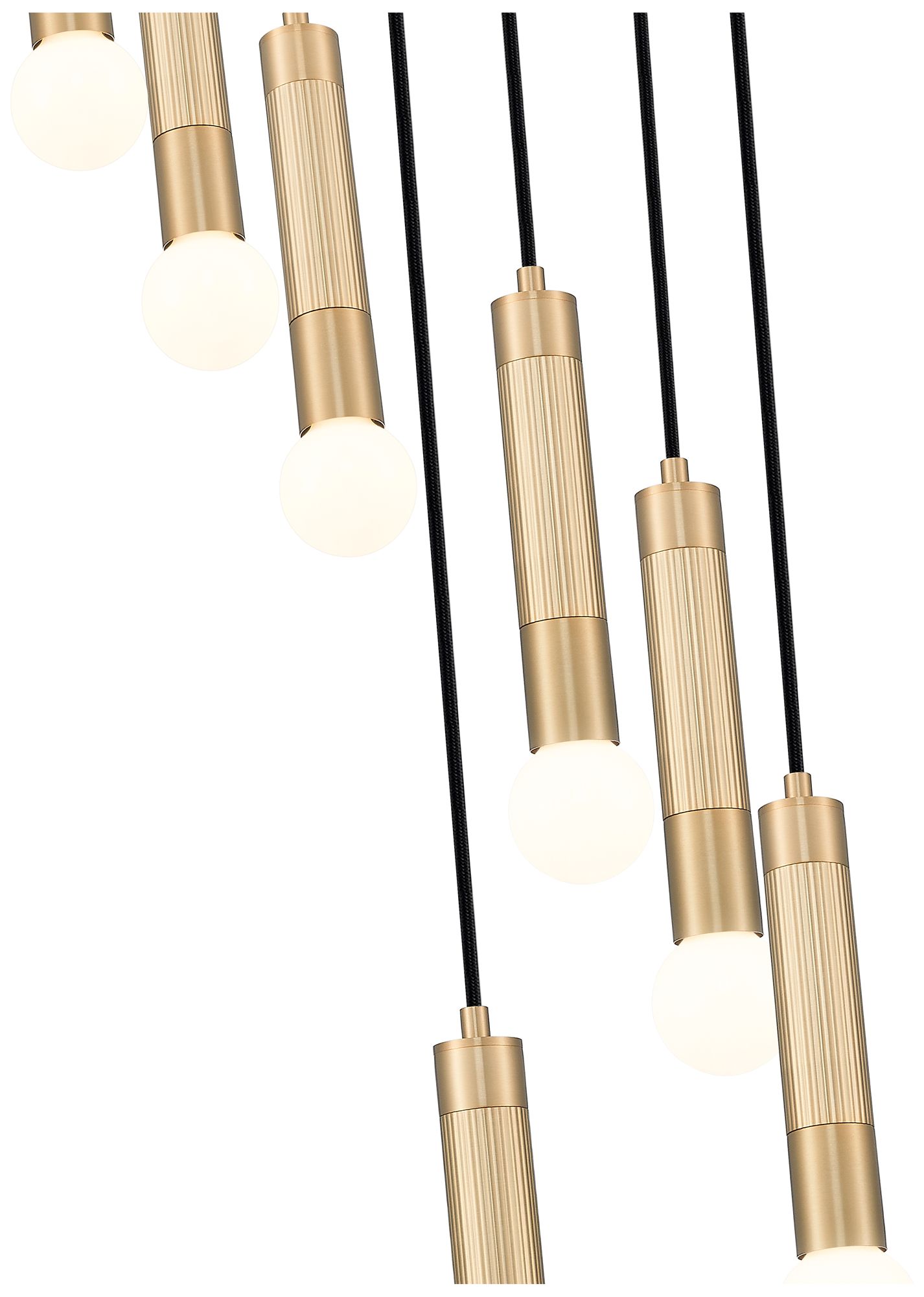 Image 6 Z-Lite Stari 18" Wide Modern Gold Multi-Light Pendant more views