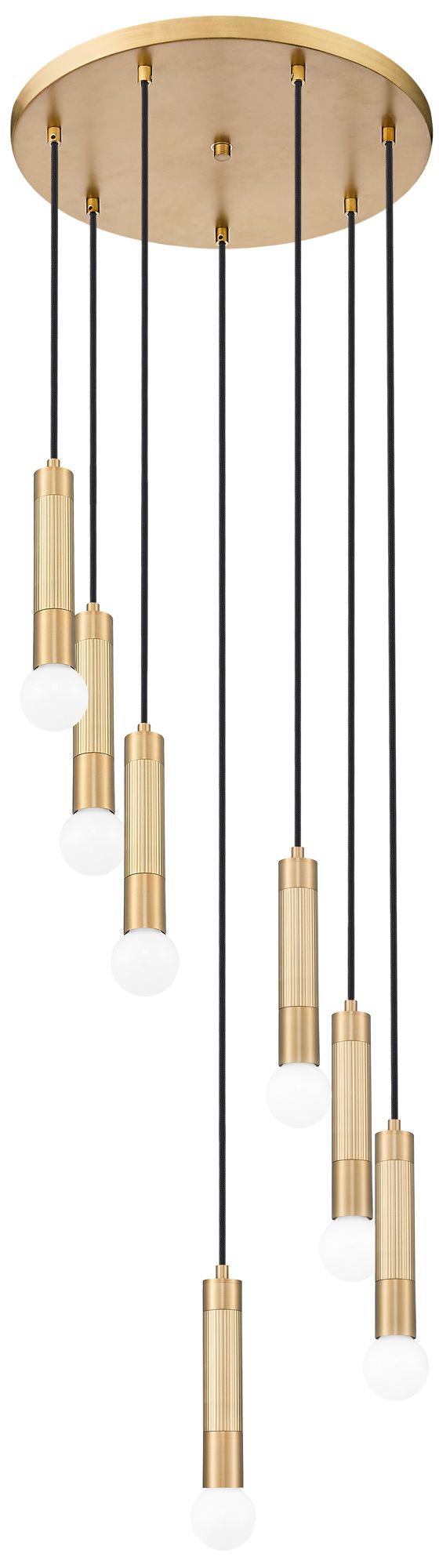 Image 7 Z-Lite Stari 18" Wide Modern Gold Multi-Light Pendant more views