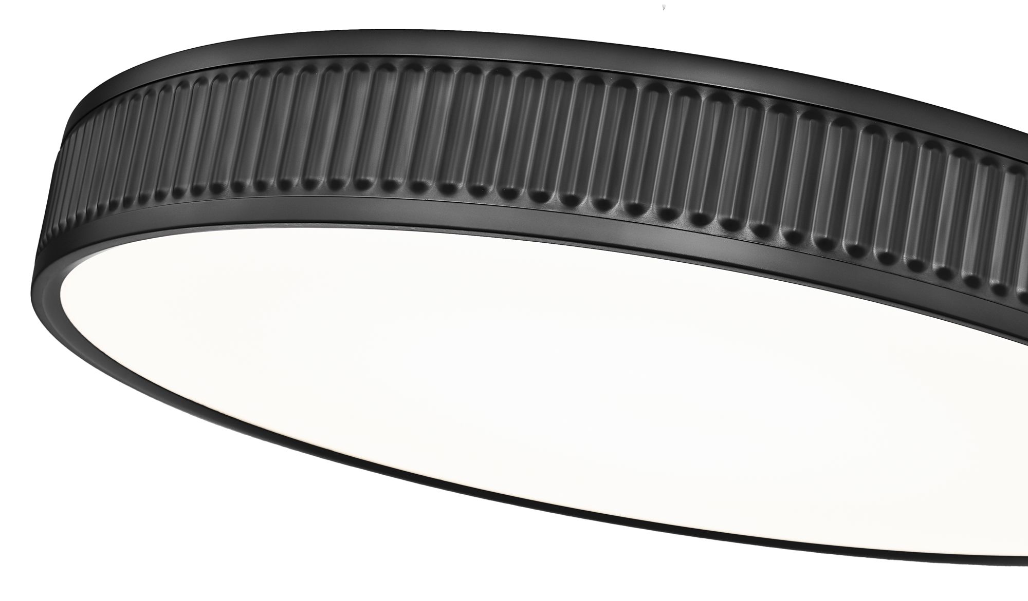 Image 6 Z-Lite Stari 20 3/4" Wide Matte Black LED Ceiling Light more views