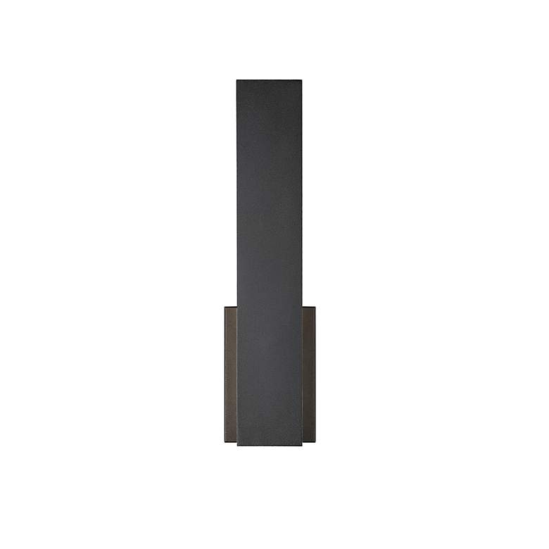 Image 5 Z-Lite Stylet 18" High Sand Black LED Outdoor Wall Light more views