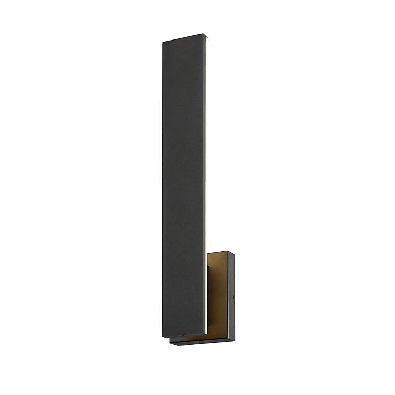 Image 5 Z-Lite Stylet 24" High Sand Black LED Outdoor Wall Light more views