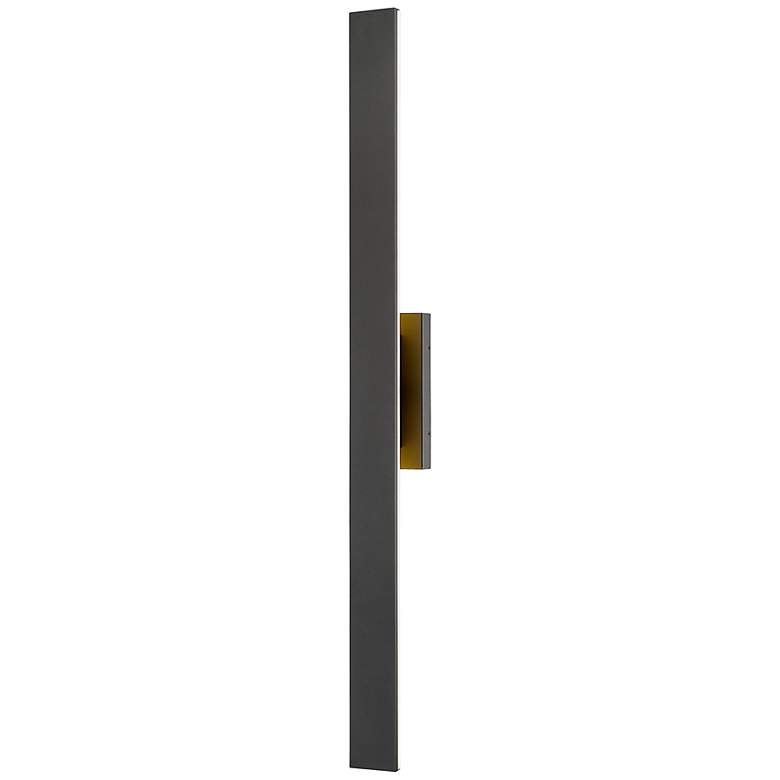 Image 2 Z-Lite Stylet 48" High Sand Black LED Outdoor Wall Light