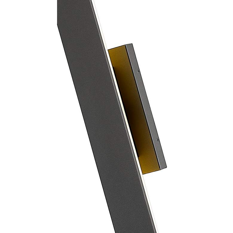 Image 7 Z-Lite Stylet 48" High Sand Black LED Outdoor Wall Light more views
