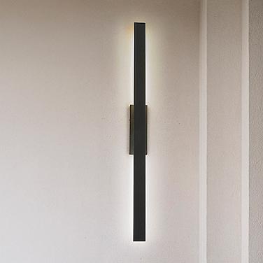 Z-Lite Stylet 60" High Sand Black LED Outdoor Wall Light