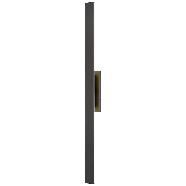 Image 2 Z-Lite Stylet 60" High Sand Black LED Outdoor Wall Light