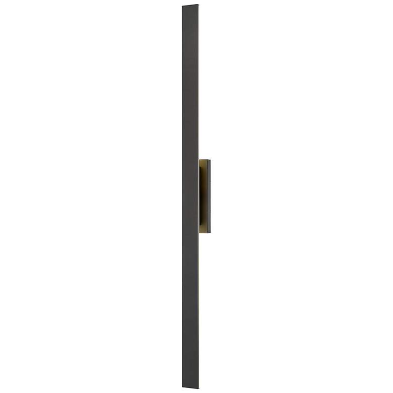 Image 2 Z-Lite Stylet 72" High Sand Black LED Outdoor Wall Light