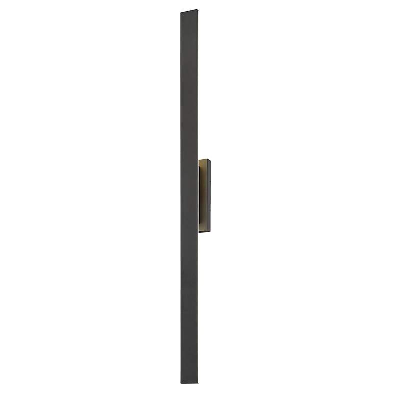 Image 5 Z-Lite Stylet 72" High Sand Black LED Outdoor Wall Light more views