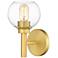 Z-Lite Sutton 10 1/4" High Brushed Gold Wall Sconce