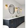 3_Z-Lite Sutton 10 1/4" High Brushed Gold Wall Sconce more views