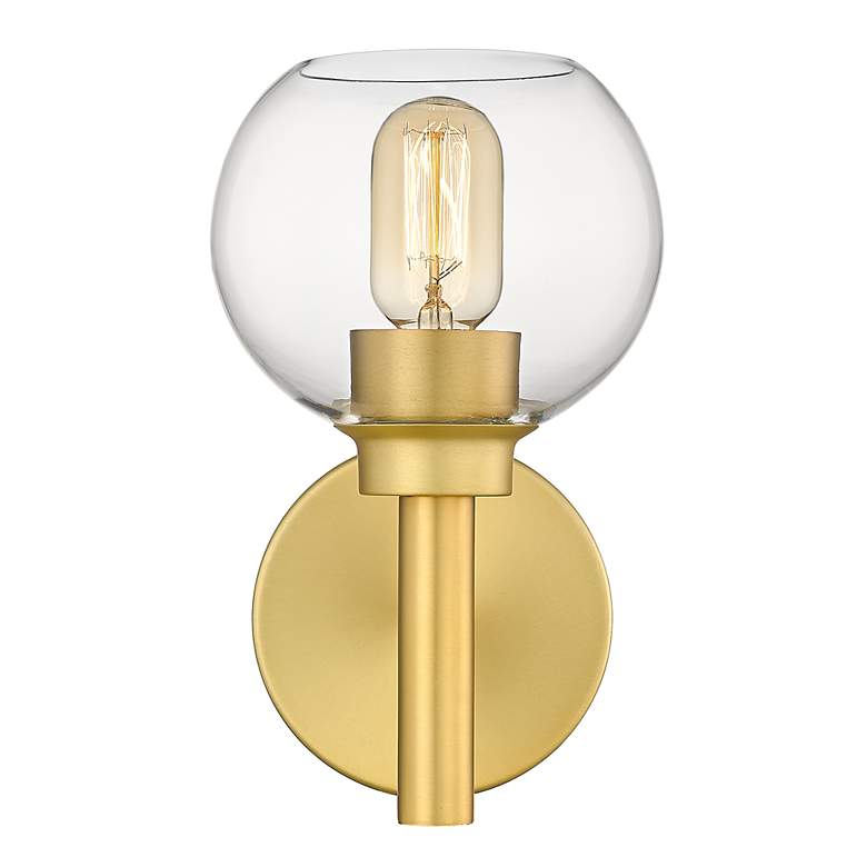 Image 6 Z-Lite Sutton 10 1/4" High Brushed Gold Wall Sconce more views