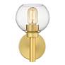 6_Z-Lite Sutton 10 1/4" High Brushed Gold Wall Sconce more views