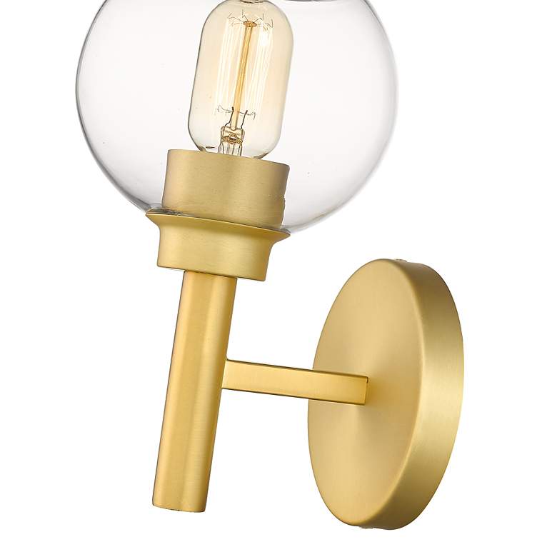 Image 7 Z-Lite Sutton 10 1/4" High Brushed Gold Wall Sconce more views
