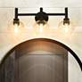 1_Z-Lite Sutton 23 3/4"W Matte Black 3-Light Vanity Bath Light
