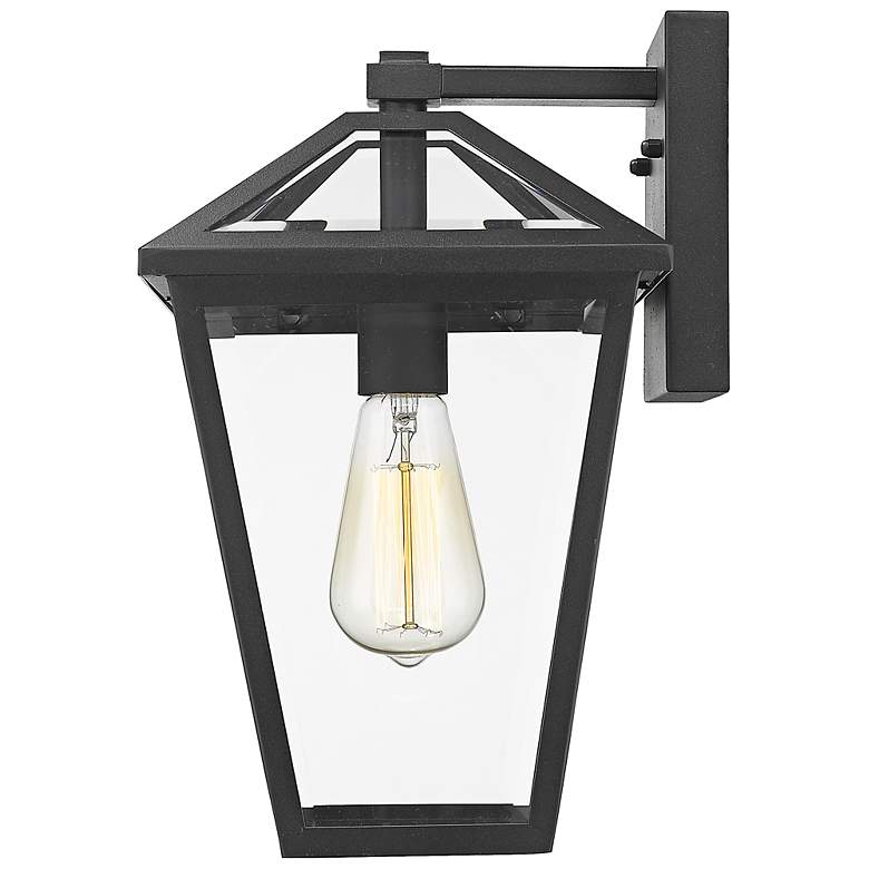 Image 4 Z-Lite Talbot 1 Light Outdoor Wall Sconce in Black more views