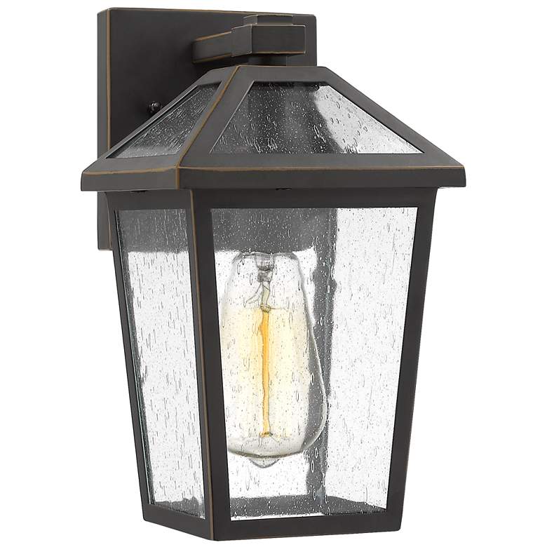Image 1 Z-Lite Talbot 1 Light Outdoor Wall Sconce in Oil Rubbed Bronze