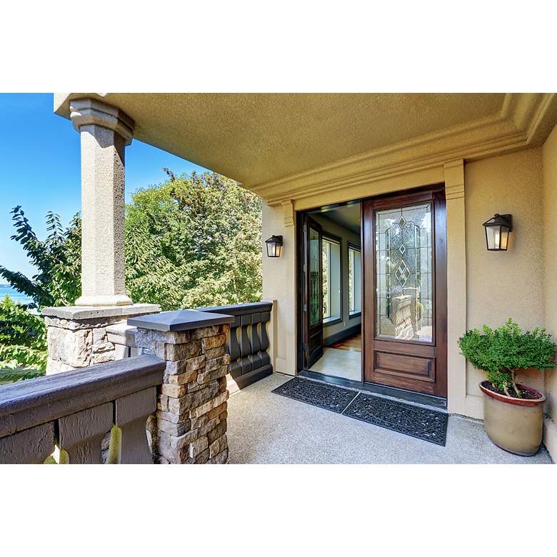Image 2 Z-Lite Talbot 1 Light Outdoor Wall Sconce in Oil Rubbed Bronze more views