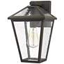 Z-Lite Talbot 1 Light Outdoor Wall Sconce in Oil Rubbed Bronze
