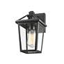 5_Z-Lite Talbot 10 3/4" High Black Outdoor Wall Light more views
