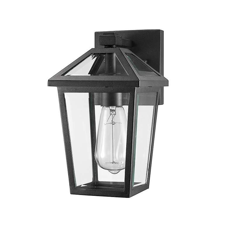Image 7 Z-Lite Talbot 10 3/4" High Black Outdoor Wall Light more views