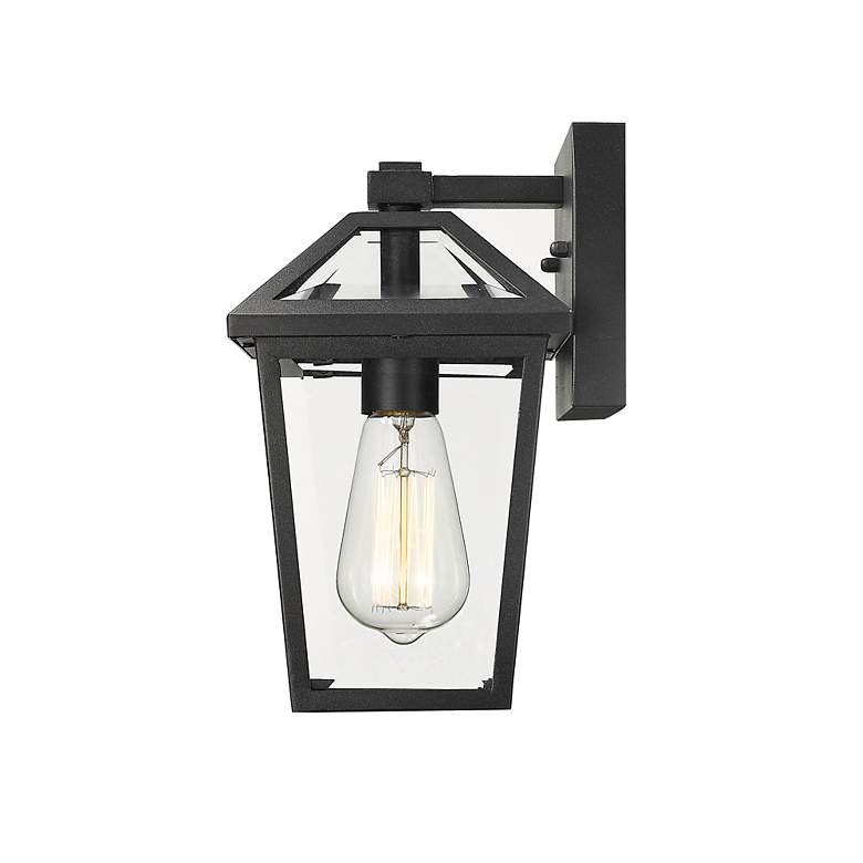 Image 4 Z-Lite Talbot 10 3/4" High Midnight Black Outdoor Wall Light more views