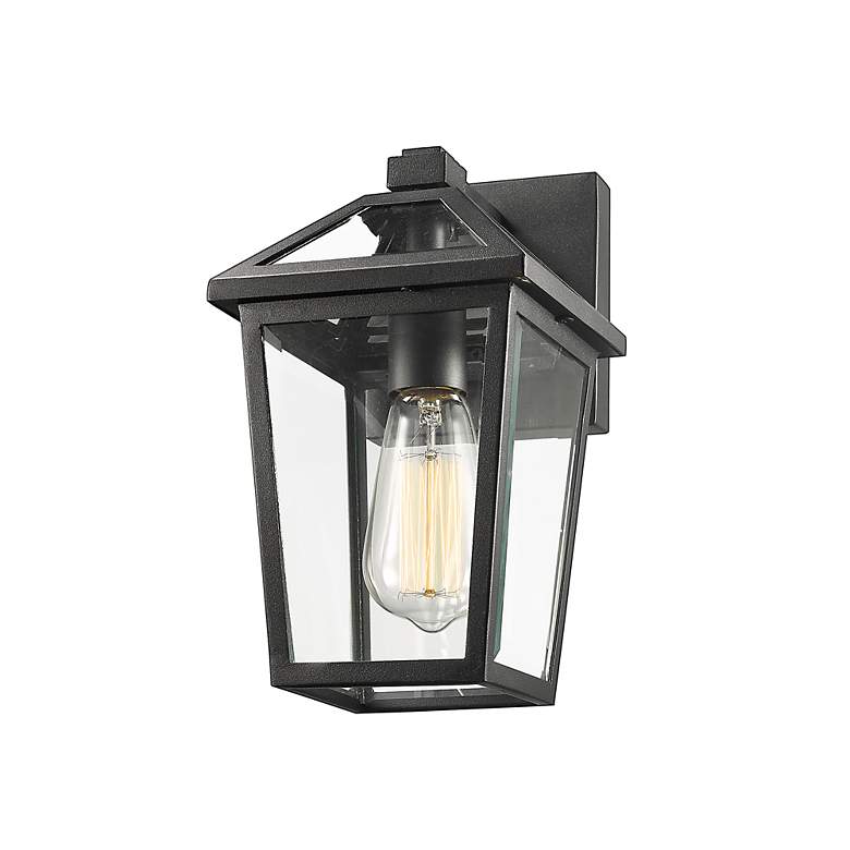 Image 5 Z-Lite Talbot 10 3/4" High Midnight Black Outdoor Wall Light more views