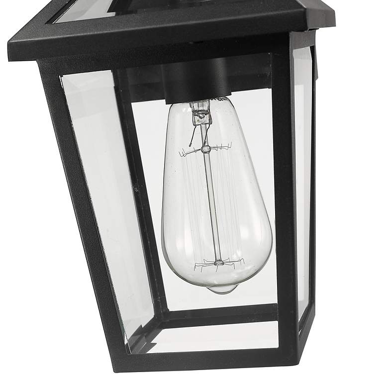 Image 6 Z-Lite Talbot 10 3/4" High Midnight Black Outdoor Wall Light more views