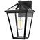 Z-Lite Talbot 13 1/4" High Black Outdoor Wall Light