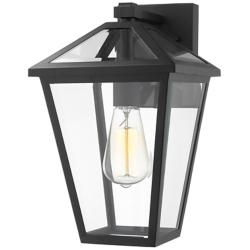 Z-Lite Talbot 13 1/4" High Black Outdoor Wall Light