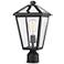 Z-Lite Talbot 16 1/2" High Black Outdoor Post Light