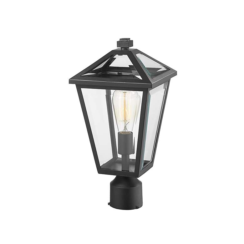Image 3 Z-Lite Talbot 16 1/2" High Black Outdoor Post Light more views