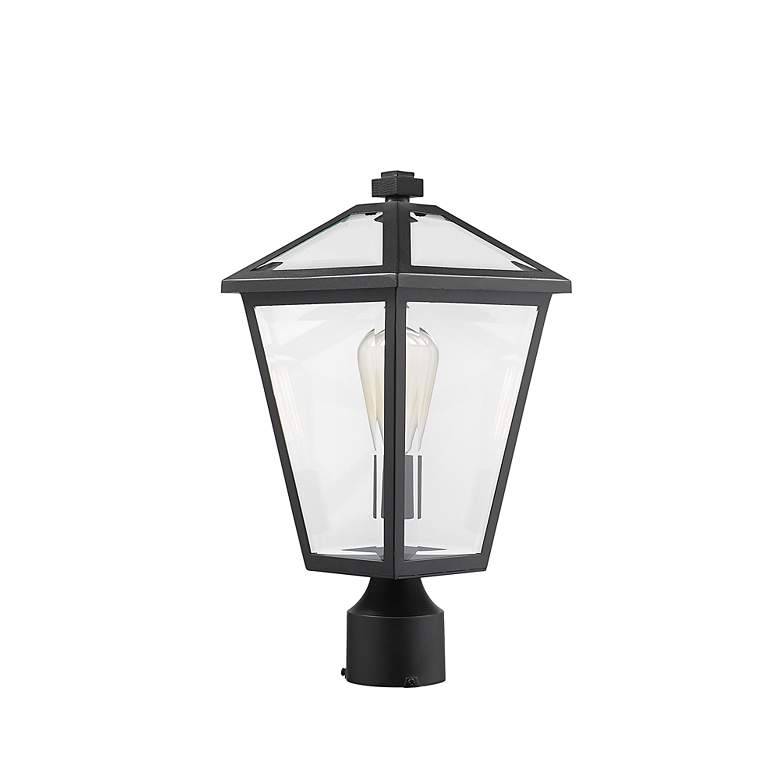 Image 4 Z-Lite Talbot 16 1/2" High Black Outdoor Post Light more views