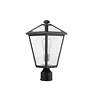 4_Z-Lite Talbot 16 1/2" High Black Outdoor Post Light more views