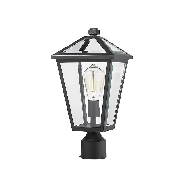 Image 5 Z-Lite Talbot 16 1/2" High Black Outdoor Post Light more views